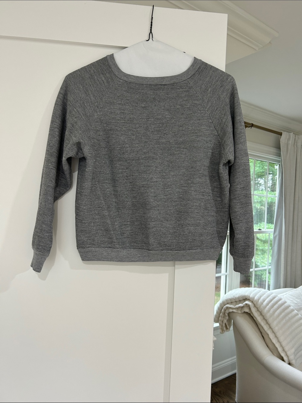 Nili Lotan Gray Crewneck Sweater